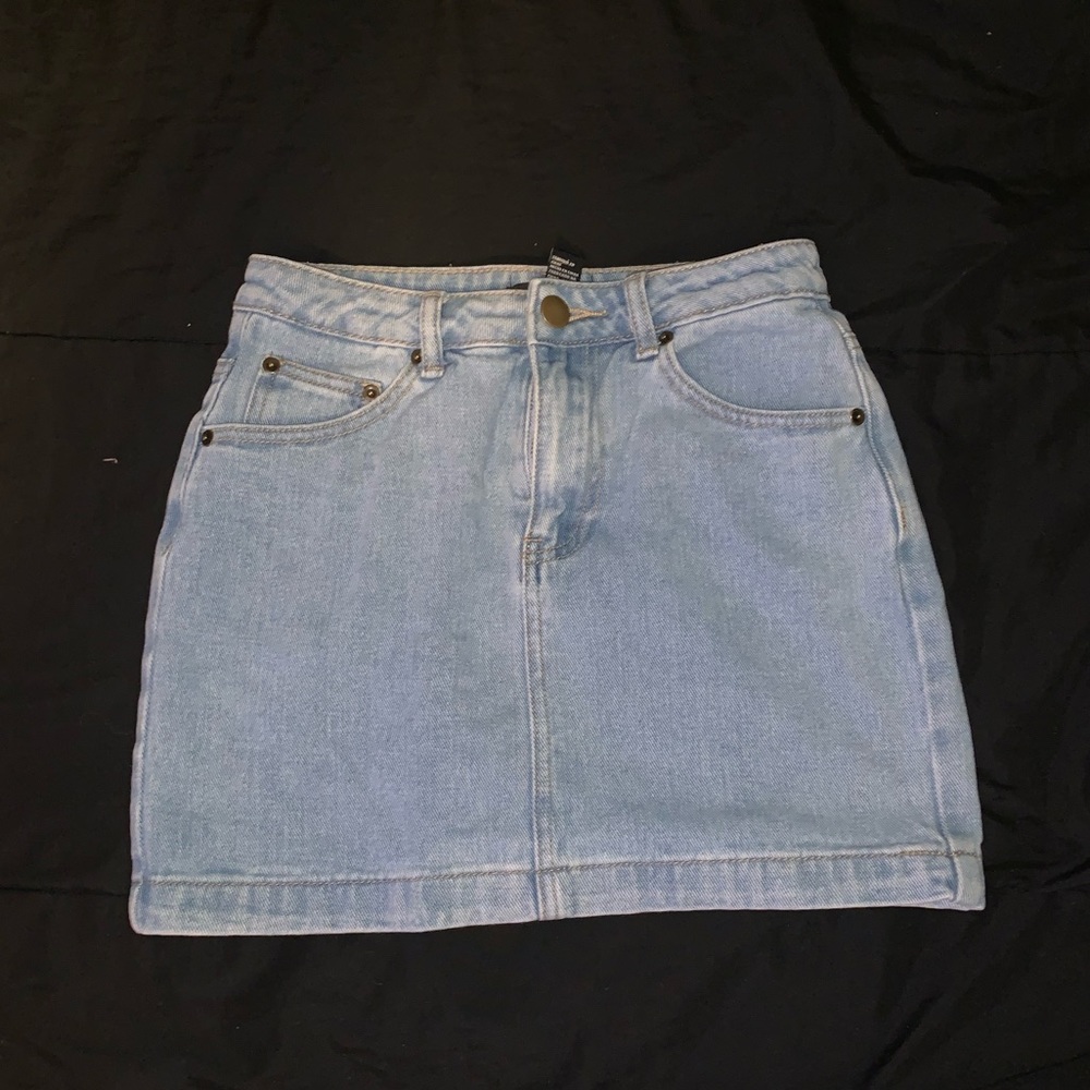 Denim Mini Skirt- Size Small